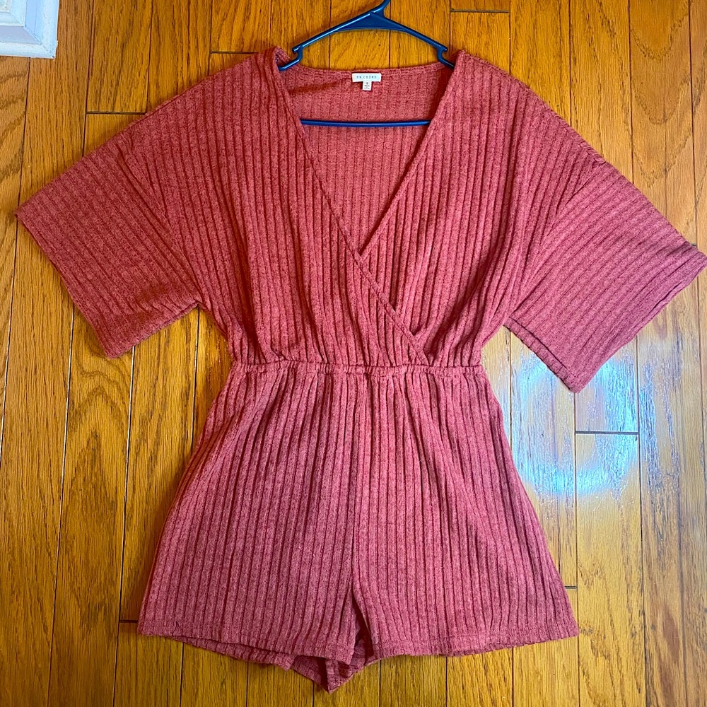 En Creme Dusty Pink Romper